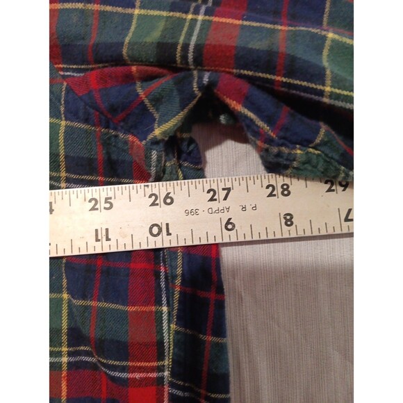 Brooks Brothers 346 Flannel Shirt Men’s XL Red Blue Plaid Cotton Button-Down - Picture 4 of 4